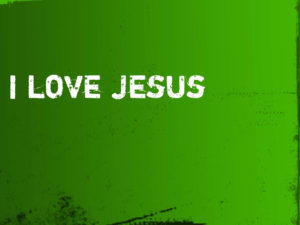 I Love Jesus Christian Wallpaper