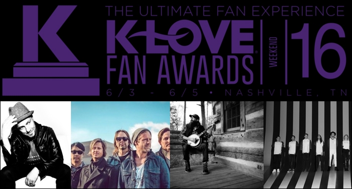 TobyMac, Switchfoot, Crowder And More To Perform At The 2016 K-LOVE Fan Awards